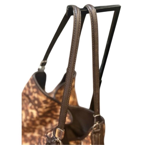 Coach Madison Ocelot Phoebe Shoulder Bag – Brown Leopard Print | EUC - Picture 6 of 12